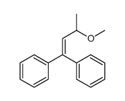 (3-methoxy-1-phenylbut-1-enyl)benzene结构式
