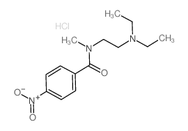 N-(2-diethylaminoethyl)-N-methyl-4-nitro-benzamide Structure