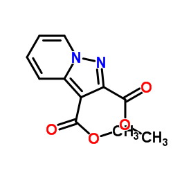 Dimethyl Pyrazolo[1,5-a]pyridine-2,3-dicarboxylate Structure