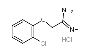 2-(2-氯苯氧基)乙脒盐酸盐结构式