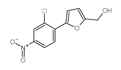 [5-(2-chloro-4-nitro-phenyl)-furan-2-yl]-methanol结构式