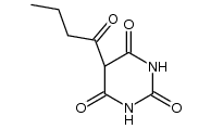 5-butyryl-pyrimidine-2,4,6-trione Structure