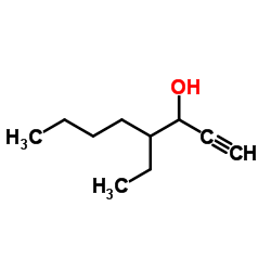 4-乙基-1-辛炔-3-醇结构式