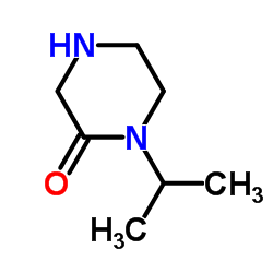 1-异丙基哌嗪-2-酮结构式