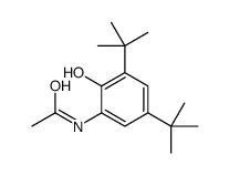 N-[3,5-bis(1,1-dimethylethyl)-2-hydroxyphenyl]acetamide结构式
