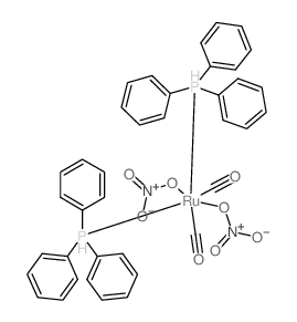 carbon monoxide,nitric acid,ruthenium,triphenylphosphanium Structure