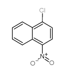 Naphthalene,1-chloro-4-nitro- structure