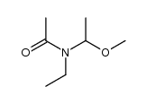 N-α-methoxyethyl-N-ethyl-acetamide结构式