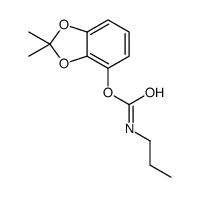 (2,2-dimethyl-1,3-benzodioxol-4-yl) N-propylcarbamate Structure