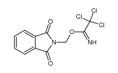 O-phthalimidomethyl trichloroacetamidate结构式