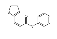 N-methyl-N-phenyl-3-thiophen-2-ylprop-2-enamide Structure