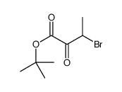 tert-butyl 3-bromo-2-oxobutanoate Structure