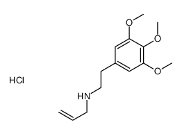 N-[2-(3,4,5-trimethoxyphenyl)ethyl]prop-2-en-1-amine,hydrochloride结构式