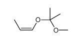 2-methoxy-2-prop-1-enoxypropane Structure