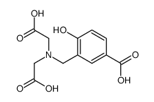 3-[[bis(carboxymethyl)amino]methyl]-4-hydroxybenzoic acid Structure
