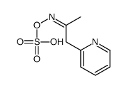 (1-pyridin-2-ylpropan-2-ylideneamino) hydrogen sulfate Structure