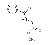 [(噻吩-2-羰基)氨基]乙酸甲酯结构式
