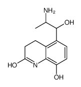 5-(2-amino-1-hydroxypropyl)-8-hydroxy-3,4-dihydro-1H-quinolin-2-one Structure