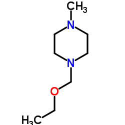 1-甲基-4-乙氧基甲基哌嗪结构式