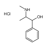 (1-hydroxy-1-phenylpropan-2-yl)-methylazanium,chloride Structure