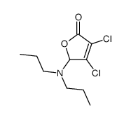 3,4-dichloro-2-(dipropylamino)-2H-furan-5-one结构式