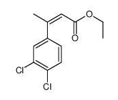 ethyl 3-(3,4-dichlorophenyl)but-2-enoate结构式