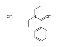 [chloro(phenyl)methylidene]-diethylazanium,chloride结构式