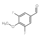 3,5-二氟-4-甲氧基苯甲醛结构式