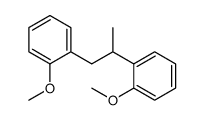 1-methoxy-2-[1-(2-methoxyphenyl)propan-2-yl]benzene结构式