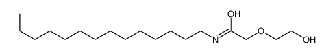 2-(2-hydroxyethoxy)-N-tetradecylacetamide Structure