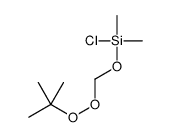 tert-butylperoxymethoxy-chloro-dimethylsilane Structure