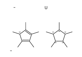 carbanide,1,2,3,4,5-pentamethylcyclopenta-1,3-diene,1,2,3,4,5-pentamethylcyclopentane,uranium Structure