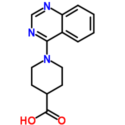 1-QUINAZOLIN-4-YL-PIPERIDINE-4-CARBOXYLIC ACID Structure