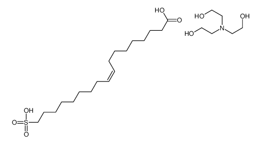 18-sulphooleic acid, compound with 2,2',2''-nitrilotriethanol (1:1) Structure