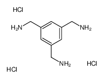 Benzene-1, 3, 5-triyltrimethanamine trihydrochloride Structure