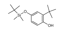 2-(tert-butyl)-4-((tert-butyldimethylsilyl)oxy)phenol Structure