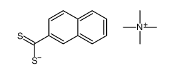 naphthalene-2-carbodithioate,tetramethylazanium结构式