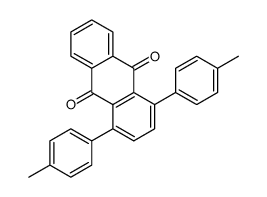 1,4-bis(4-methylphenyl)anthracene-9,10-dione结构式