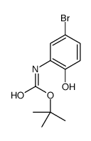 N-Boc-2-氨基-4-溴苯酚结构式