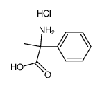 2-amino-2-phenylpropanoic acid hydrogen chloride salt结构式