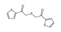 2-(2-OXO-2-THIOPHEN-2-YL-ETHYLSULFANYL)-1-THIOPHEN-2-YL-ETHANONE结构式