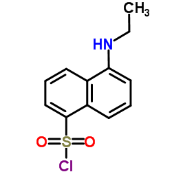 5-ETHYLAMINO-NAPHTHALENE-1-SULFONYL CHLORIDE Structure