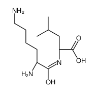 H-Lys-Leu-OH acetate salt Structure