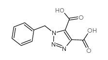 1-苄基-1,2,3-三唑-4,5-二羧酸结构式