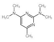 N,N,N,N,6-pentamethylpyrimidine-2,4-diamine结构式