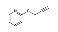 2-(pyridin-2-ylthio)acetonitrile Structure