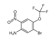 5-溴-2-硝基-4-(三氟甲氧基)苯胺结构式