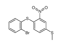 2-(2-amino-4-trifluoromethyl-phenylsulfanyl)-3-nitro-benzoic acid methyl ester结构式