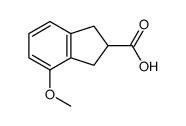 4-甲氧基-2,3-二氢-1H-茚-2-羧酸结构式