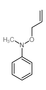 Benzenamine,N-methyl-N-(2-propen-1-yloxy)-结构式